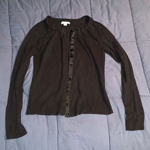 Black cardigan